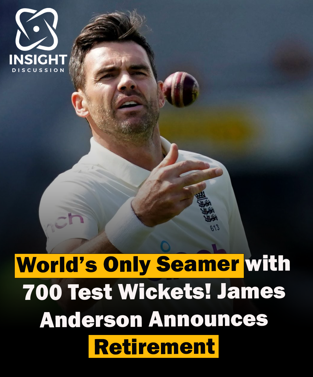 James Anderson Announces Retirement from International Cricket A Fond Farewell to a Legendary Career